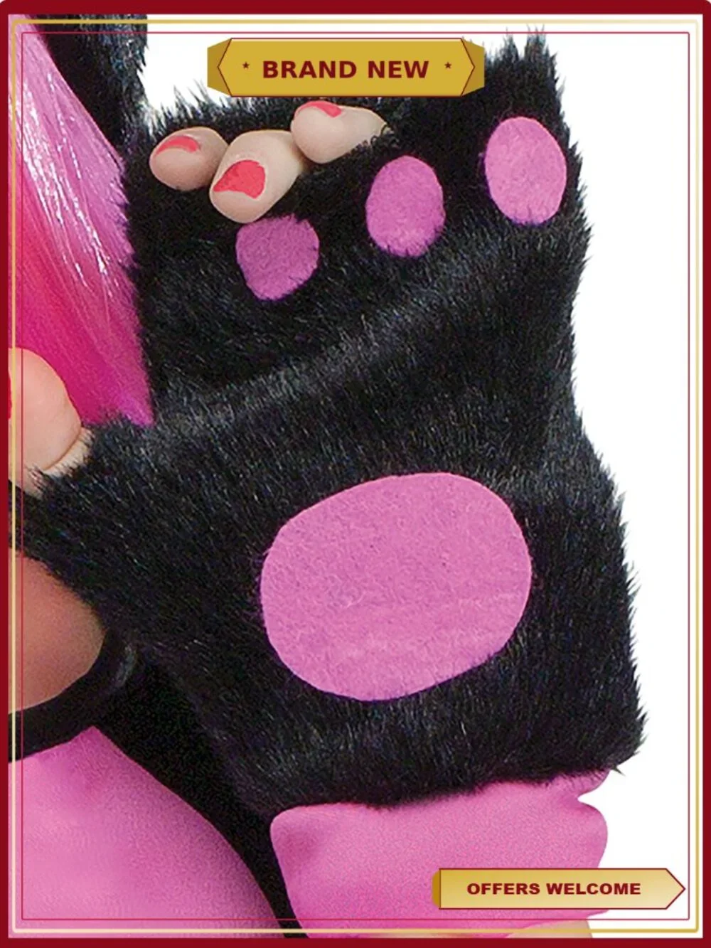 Miss Kitty Halloween Costume Girls Size M 7/8 Dress Up Party
